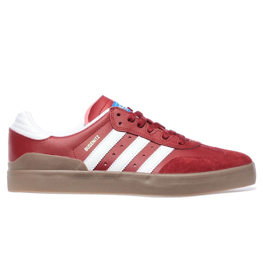 Adidas Busenitz Vulc RX Sneakers Maroon Mens Size 10